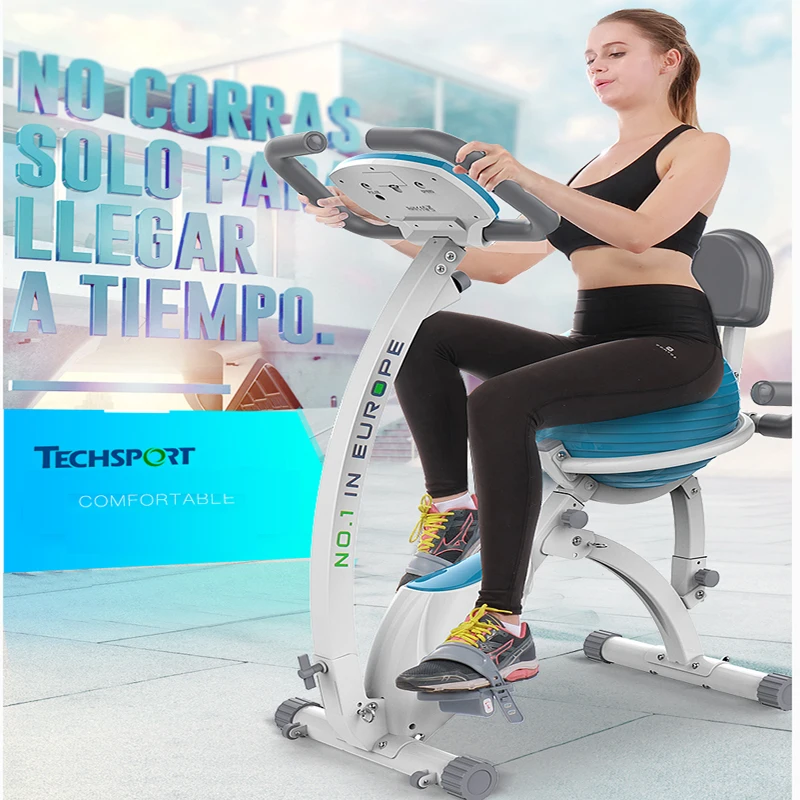 Techsport вертикальный шаговый мяч для йоги Супер Бесшумный бытовой велосипед