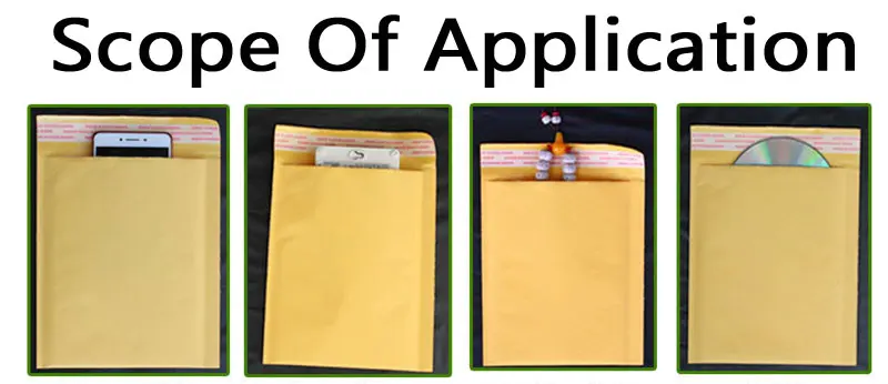 DELVTCH 10 шт рассылки сумки окна конверты мешок влагостойкий высокого качества, самодельная Бумага печать желтый стационарных бумажные