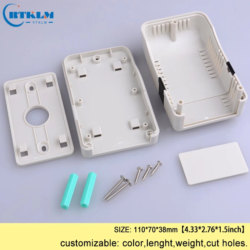 Настенный пластиковый корпус распределительная коробка abs пластик электронный проект коробка diy корпус прибора продукты 110*70*38 мм