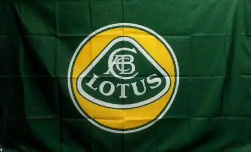 Lotus флаг 3X5 футов для баннеры на машину логотип автомобильные гонки баннер|Флаги и