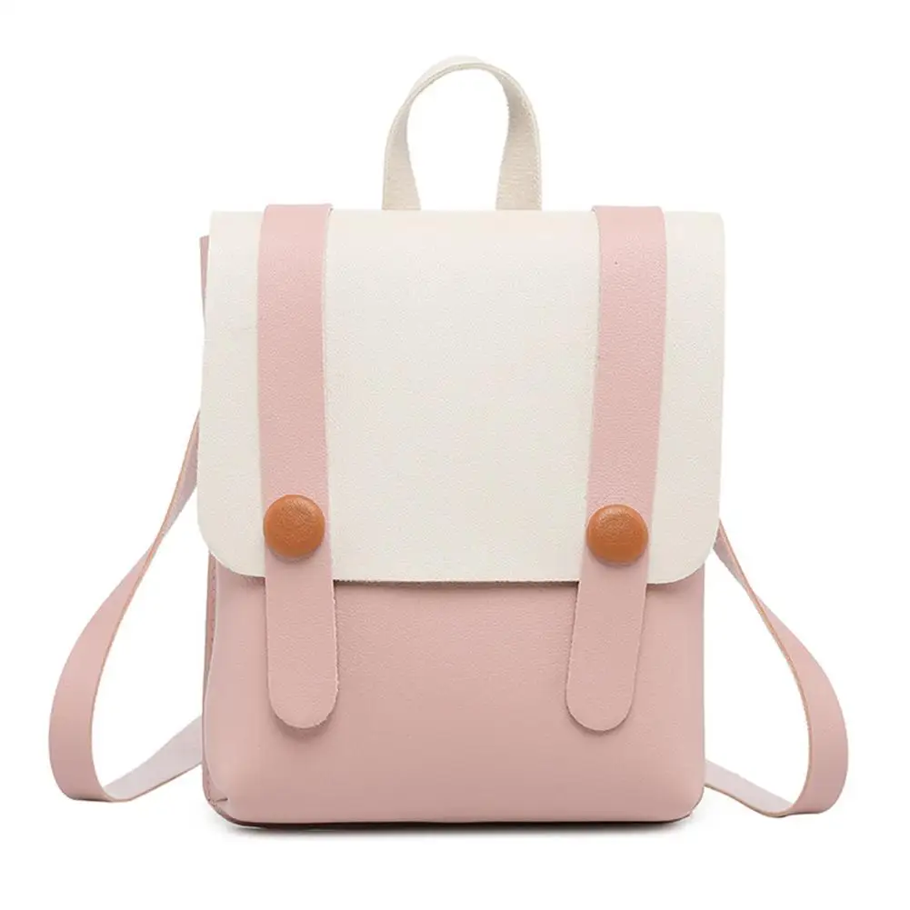 

Yfashion Women Girls Backpack Sweet Candy Color Ladies Mini School Bagpack