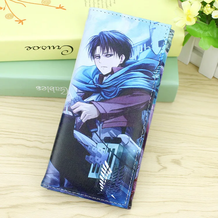 Кошелек для косплея аниме Attack on Titan длинный студенческий кошелек мальчиков и