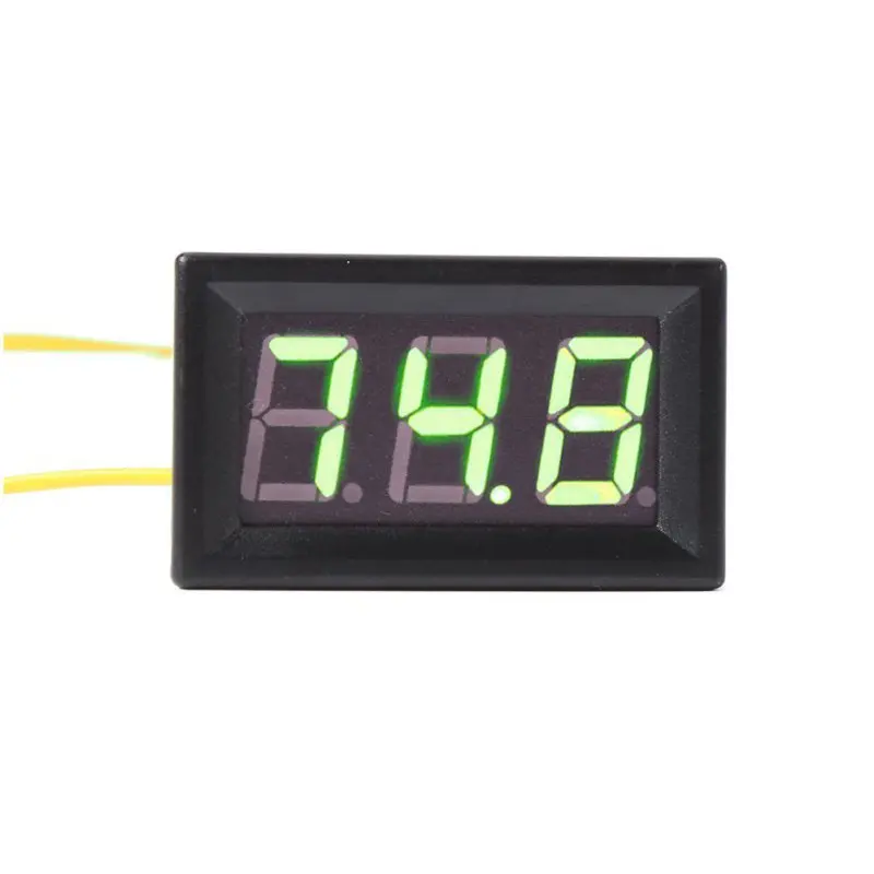 LED AC 70 500V Digital Voltmeter Home Use Voltage Display w/ 2 Wiresin