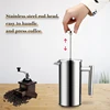 Coffee Maker French Press Stainless Steel Espresso Coffee Machine High Quality Double-Wall Insulated Coffee Tea Maker Pot 1000ml ► Photo 3/6