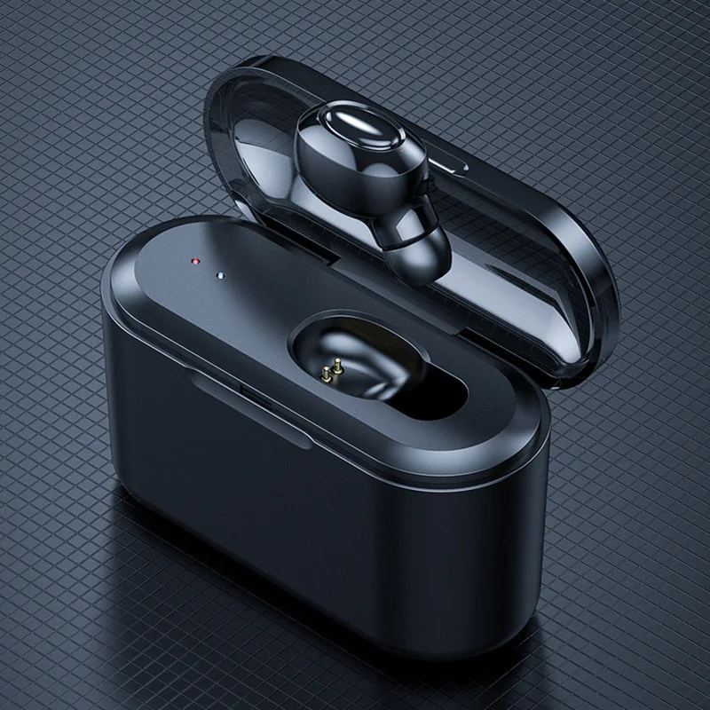 

TWS 5.0 Mono Bluetooth headset With Mic Charging Box 3D Stereo Mini Sport Wireless headphones Handsfree Earbuds Gaming Headset