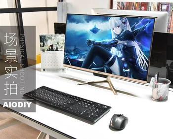 شراءOEM لتقوم بها بنفسك مع لوحة مراقبة Lcd 20-24 بوصة ووحدة المعالجة المركزية I7/i5 RAM 8GB SSD 120GB الكل في واحد ألعاب مكتب الأعمال أجهزة الكمبيوتر المكتبية