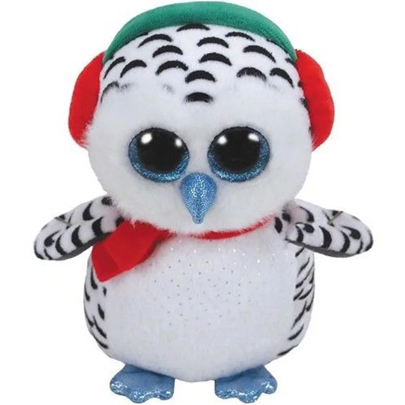 

Ty Beanie Boos Nester The White Owl Plush Doll Toys for Girl 6" 15cm