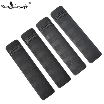 

4 Pieces Troy Rail Cover For Picatinny Rail Airsoft /Black/DE/FG Free Shipping
