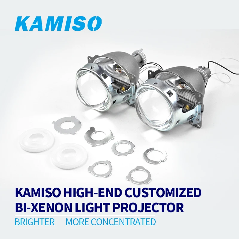 Kamiso Q5 H7 BI-XENON объектив 3 дюймов HID Hi/Низкий проектор с H7 Lossless установка, заднее сиденье