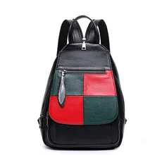 Женский рюкзак из натуральной кожи, мягкая кожаная сумка, модный дизайнерский кожаный рюкзак, школьная сумка для девочек, дорожная сумка