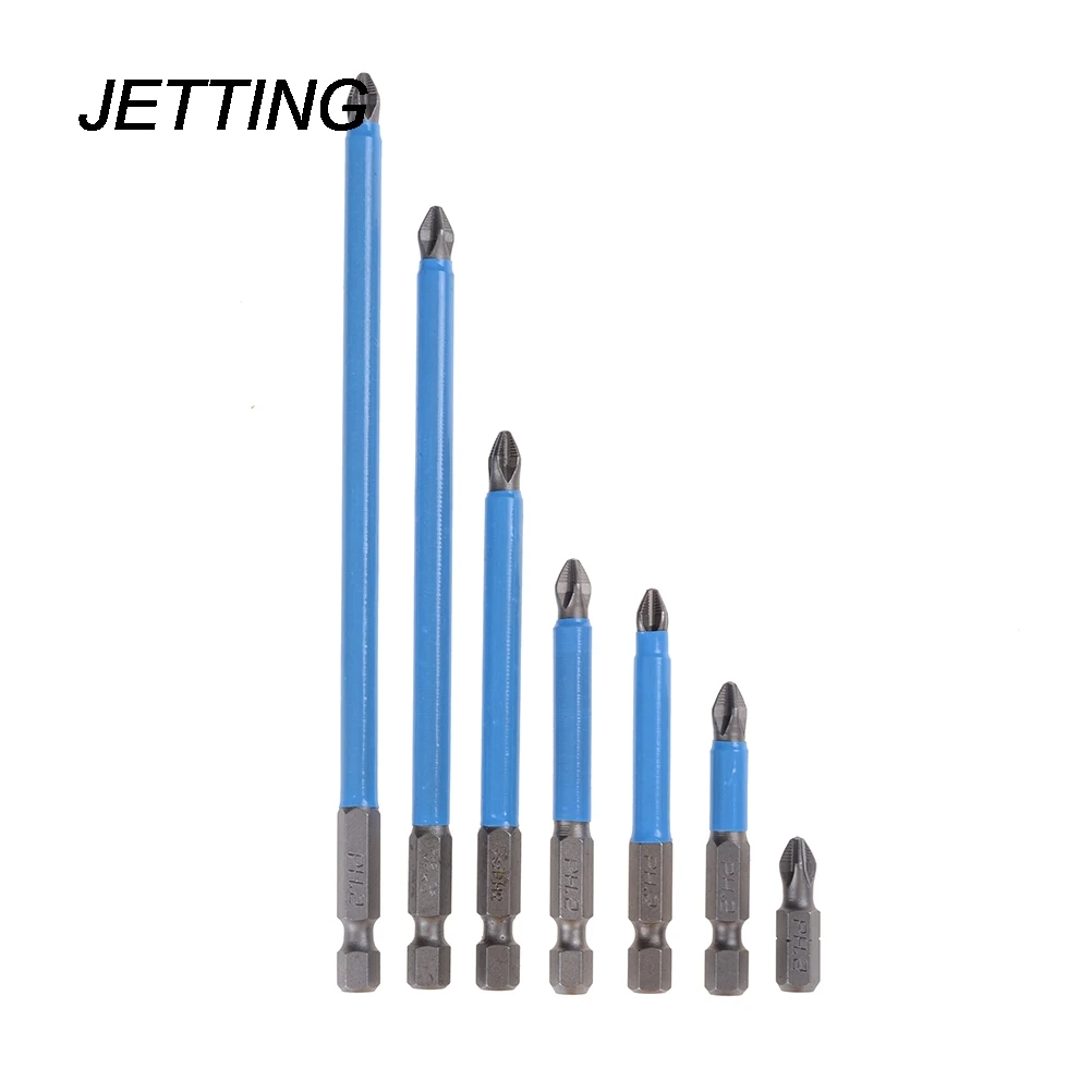 

PH2 Anti Slip Elec c Screwdriver Bit Set Bits Hex Shank 25mm 50mm 65mm 70mm 90mm 127mm 150mm