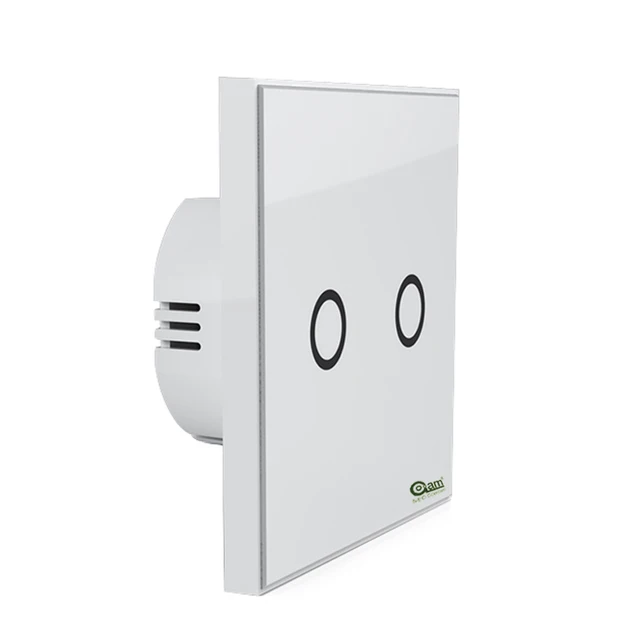 Z Wave Wall Light Switch 2 Gang Home Automation Z Wave Wireless Smart