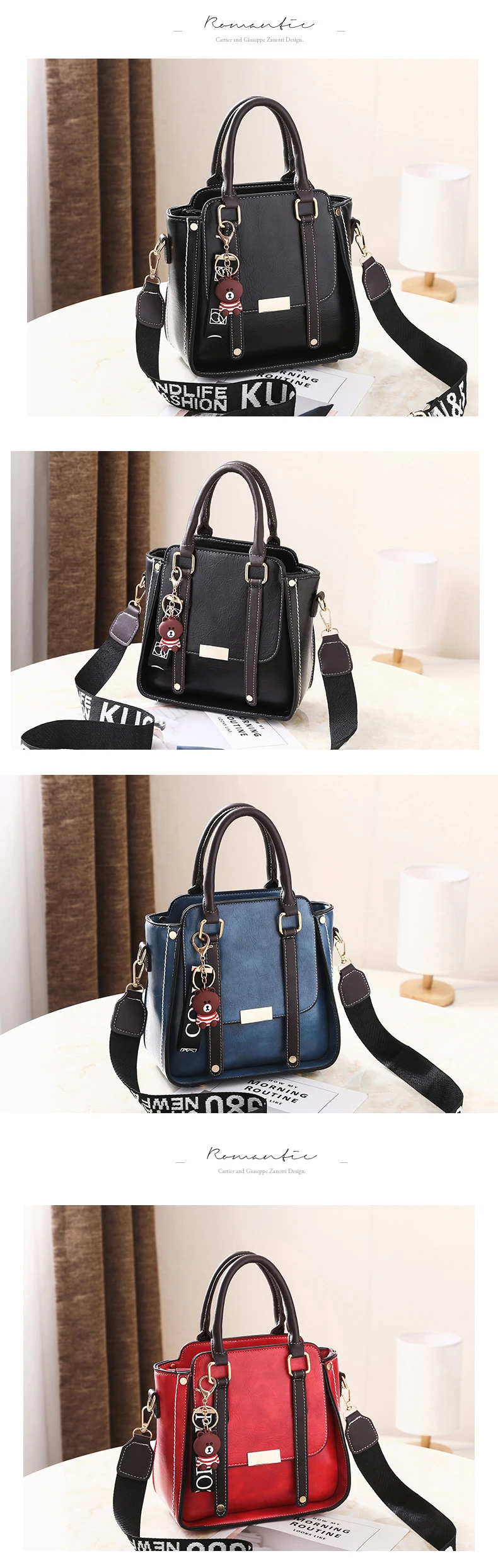 zíper decorativo feminino sacos designer balde saco