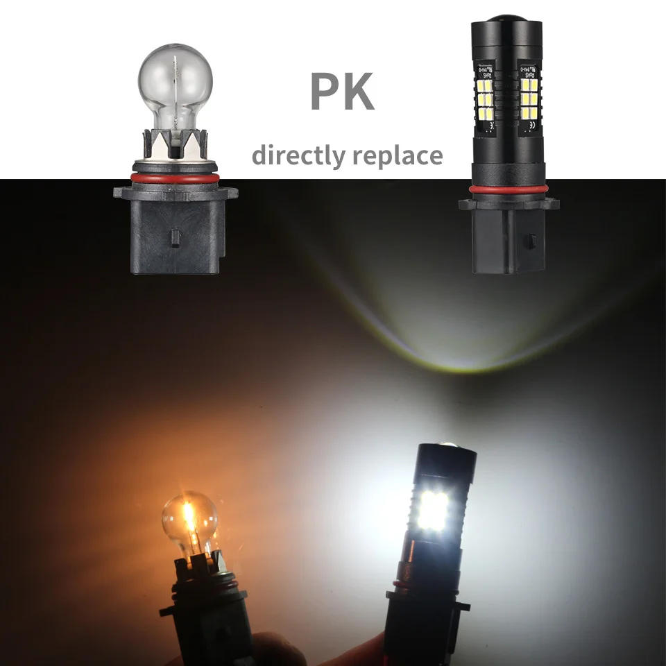 KAFOLEE 2x P13W Bulb SAMSUNG PSX26W SP13W SH24W 15W LED Fog Daytime Running Light for Skoda Yeti 5L 508 for Audi A4 B8 (CA219x2) led bulb led fog light led light fog and headlight bulbs