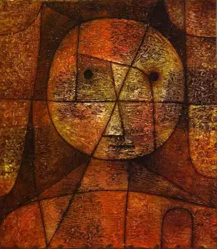 

High quality Oil painting Canvas Reproductions Gauze (1940) by Paul Klee Painting hand painted