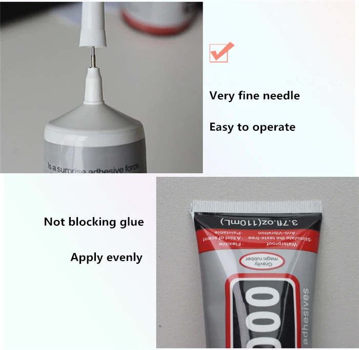 1 pc 25ml Best B-7000 Multi Purpose Glue Adhesive Epoxy Resin Diy Crafts Glass Touch Screen Cell Phone Super Glue B7000 Nail Gel