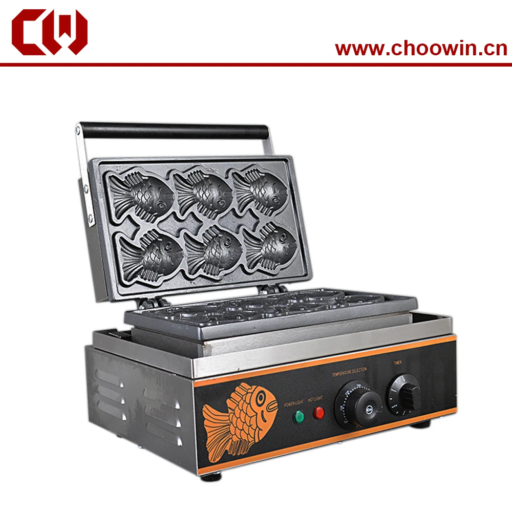 Korean Electric sea bream fish shape cake baking machine_fish shape