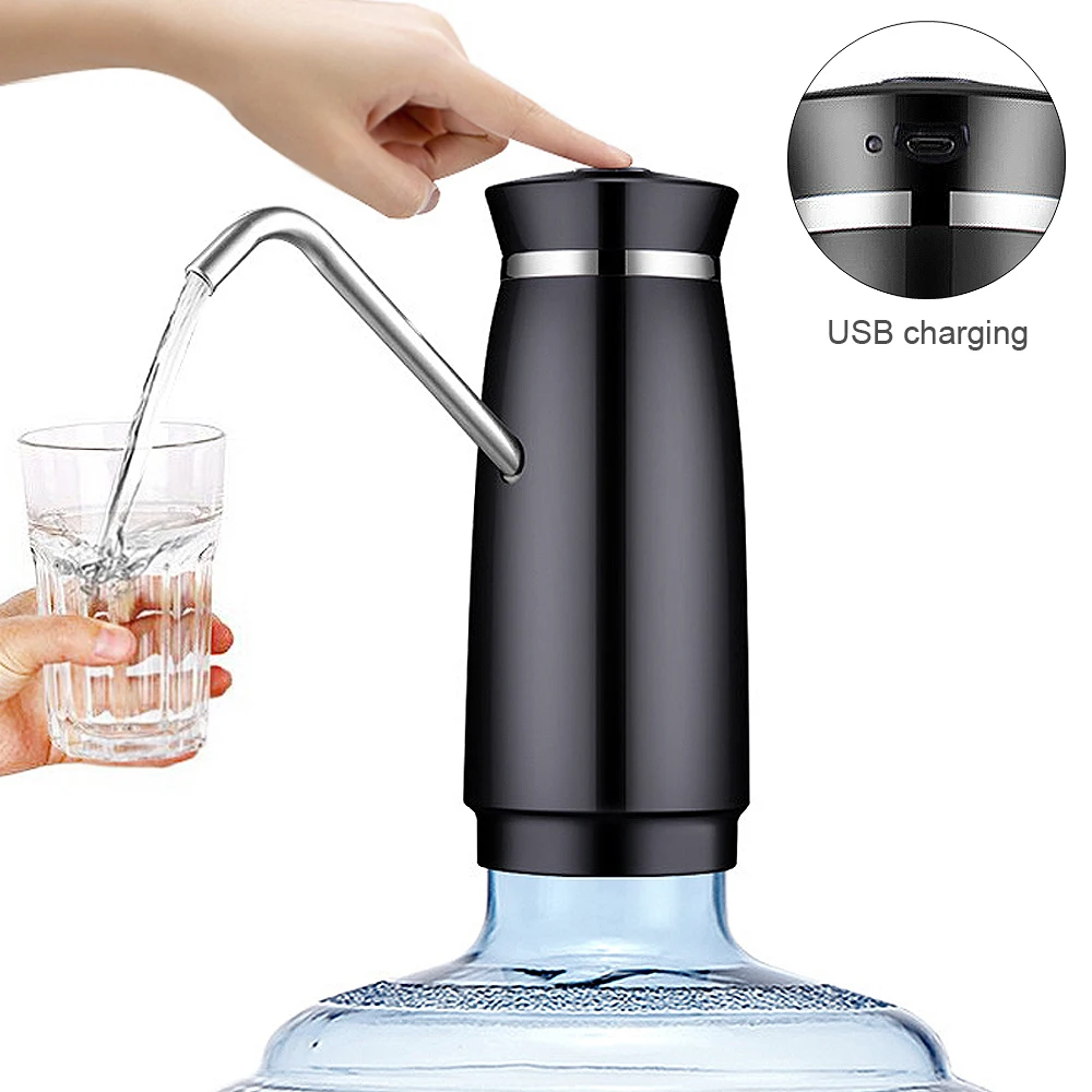 

Portable Wireless Electric Automatic Drinking Water Bottle Dispenser With USB Rechargeable Smart Drinking Water Pump