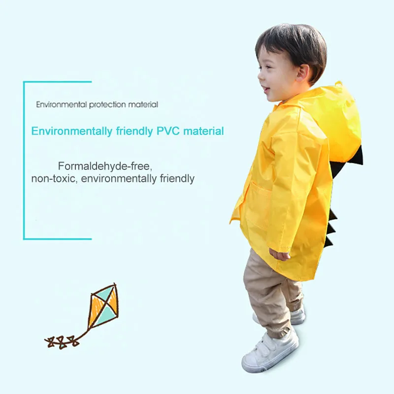 Children's baby raincoat kindergarten dinosaur children's large class poncho child children's ponch - 32961530217 Children's baby raincoat kindergarten dinosaur children's large class poncho child children's ponch - 32961530217