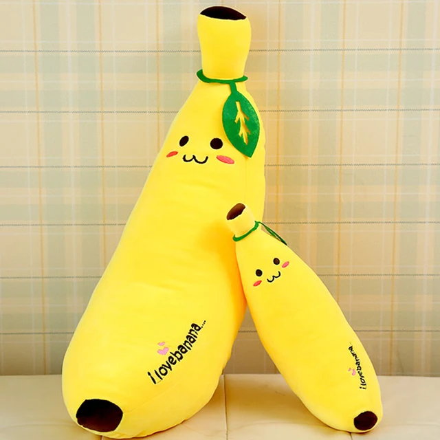 Yellow Banana Huggable Cute Plush 1