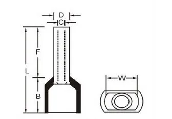 de crimpagem de fio de cobre duplo
