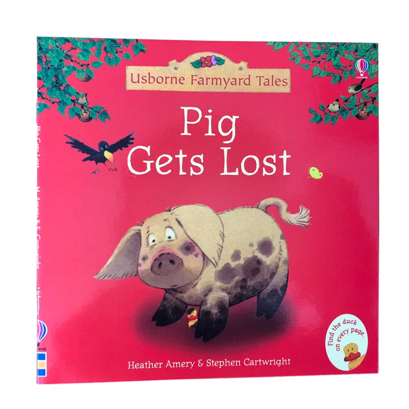 20 libros/Set 15x15cm niños Usborne Picture Books niños bebé historia famosa inglés libro infantil Farmyard Tales Story Eary educación