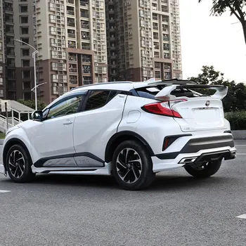 

AITWATT Car Styling High Quality ABS Plastic Unpainted Color Rear Black Spoiler Trunk Lip Wing For Toyota CHR C-HR 2018 2019
