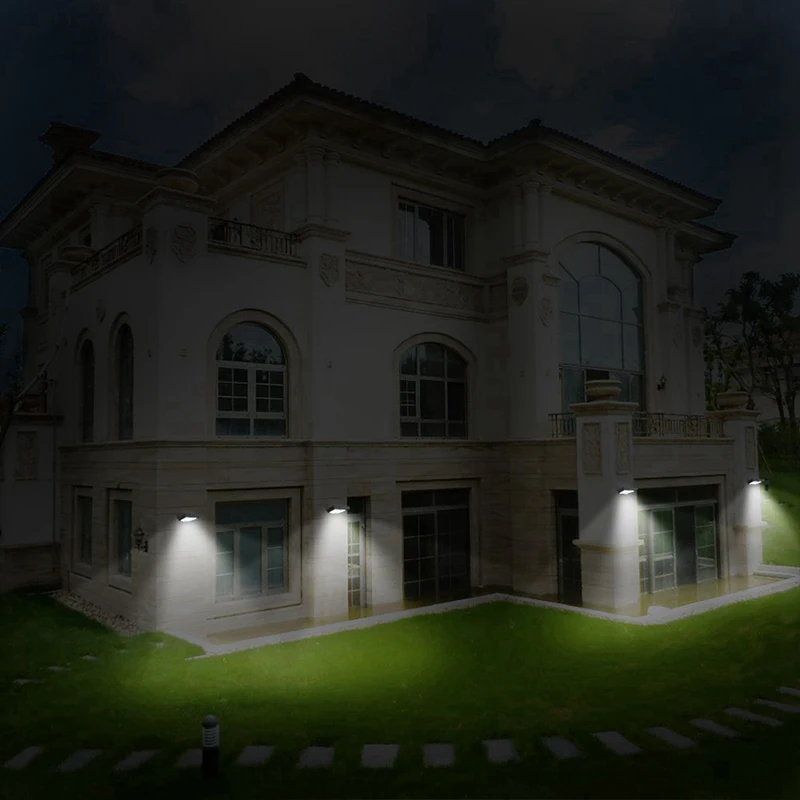 HoozGee Солнечный Бра Открытый сад супер яркое освещение 16 светодио дный движения PIR Сенсор безопасности лампы для дома Патио Декор