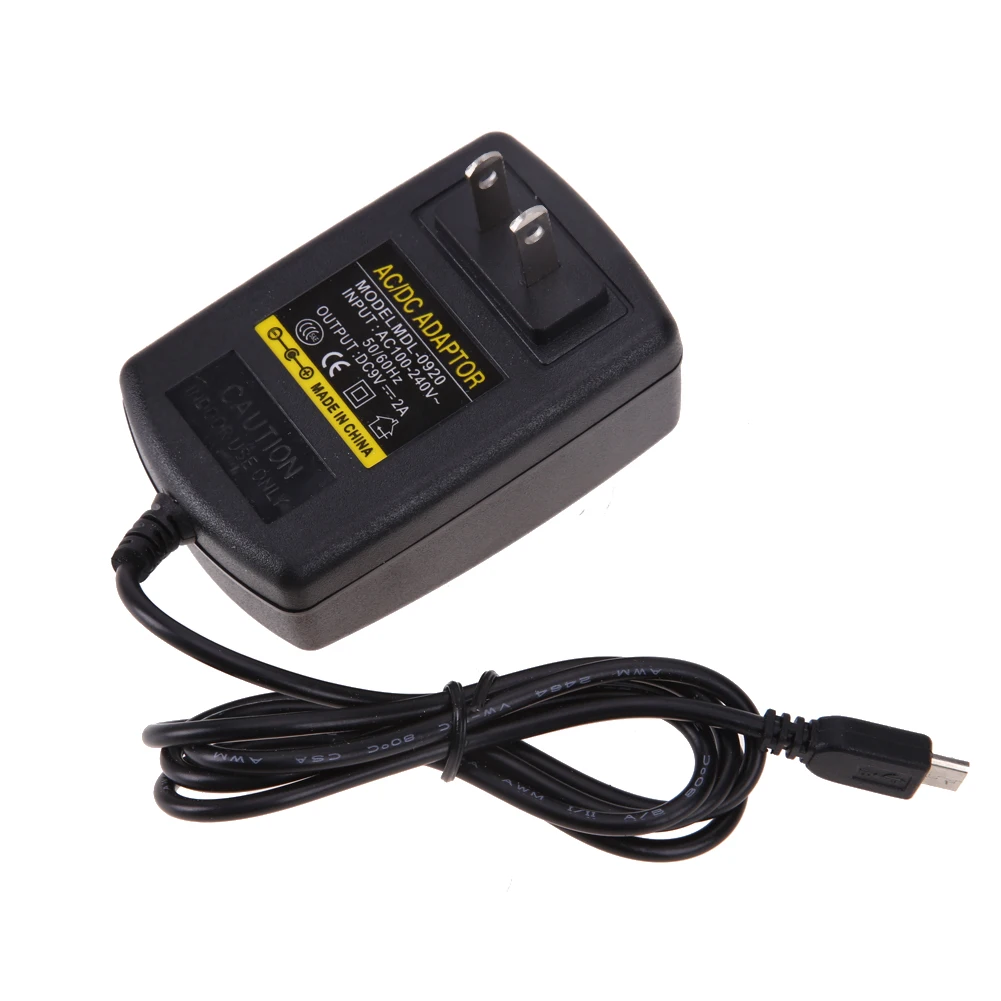 US Plug AC To DC 9V 2A Micro USB Power Supply Adapter For Windows us-plug-ac-to-dc-9v-2a-micro-usb-power-supply-adapter-for-windows