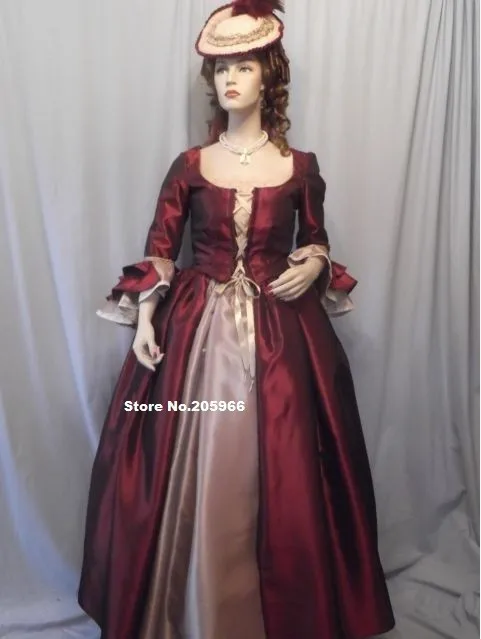 Free Shipping Reproduction 1700s Revolution Georgian Era Victorian Ball Gown Vintage Costume Event Dress Dresses Free Shipping Victorian Ball Gownsball Gown Aliexpress