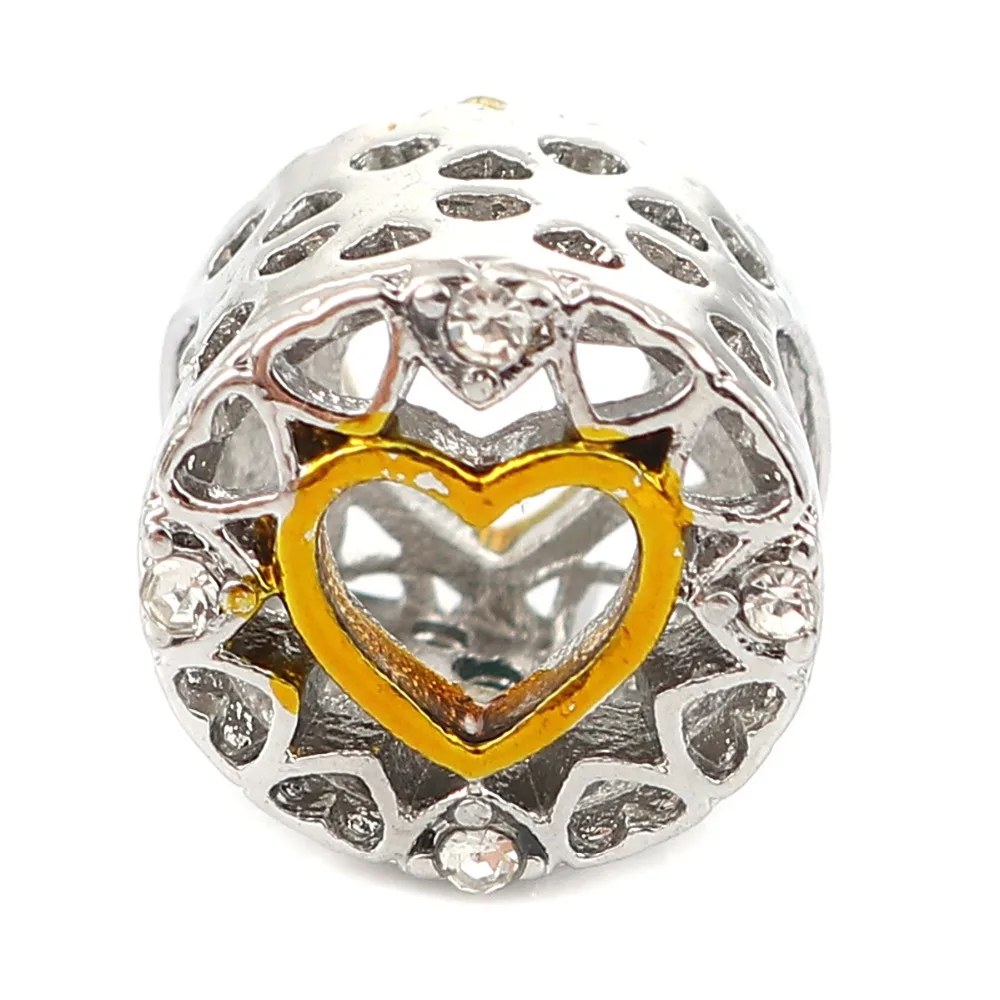 DoreenBeads шарма из сплава цинка в европейском стиле с большим отверстием