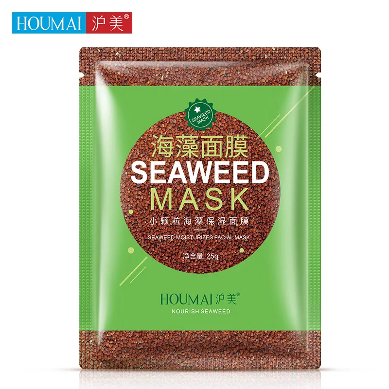 

HOUMAI Seaweed Facial Mask Fine Skin Care Cleaning Moisturizing Facial Mask Anti Wrinkle Whitening Nourishing Facial Mask