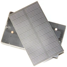 BUHESHUI 1W 5V Monocrystalline PET Solar Panel Solar Cell Module DIY Solar Charger For 3.7v BatteryEducation Ktis Study 107*61MM