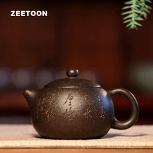 240cc аутентичный Исин чайник мастер ручной работы китайский уход за здоровьем Фиолетовый Глиняный чайный набор кунг-фу пуэр чайник Цзы Ша Си Ши горшок