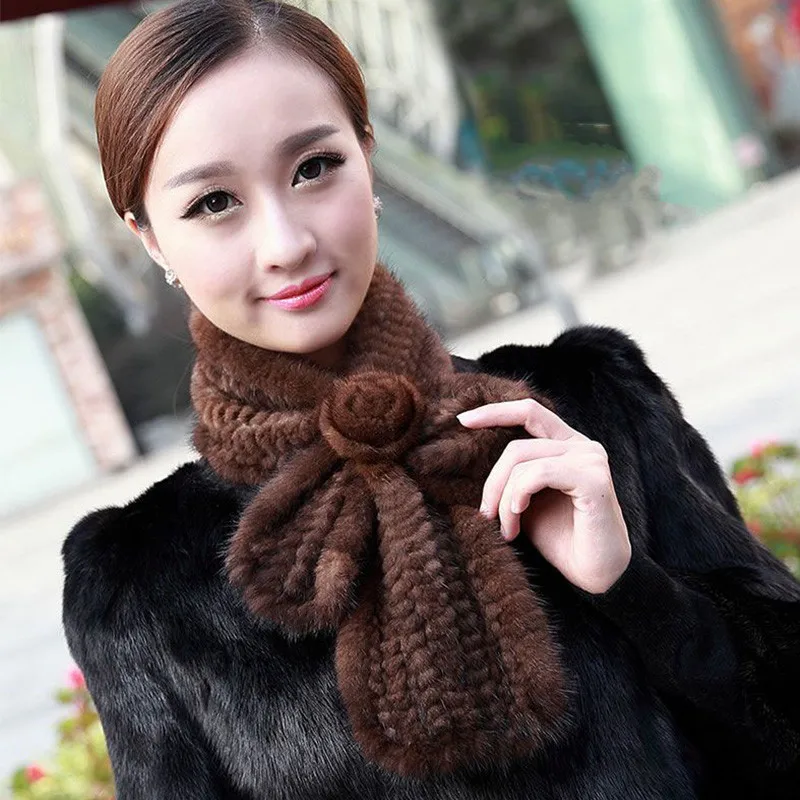 mink scarf