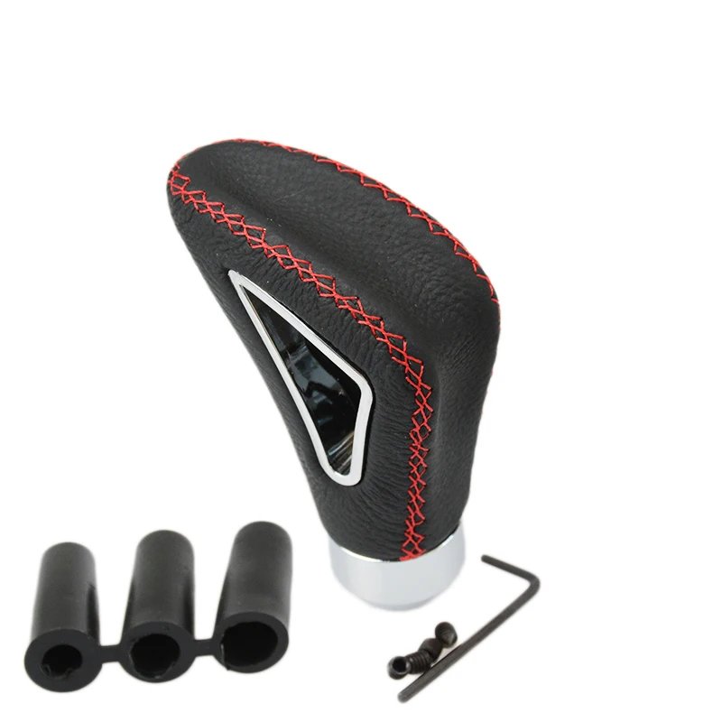 car styling top quality Universal Manual Leather Shifter Shift Knob