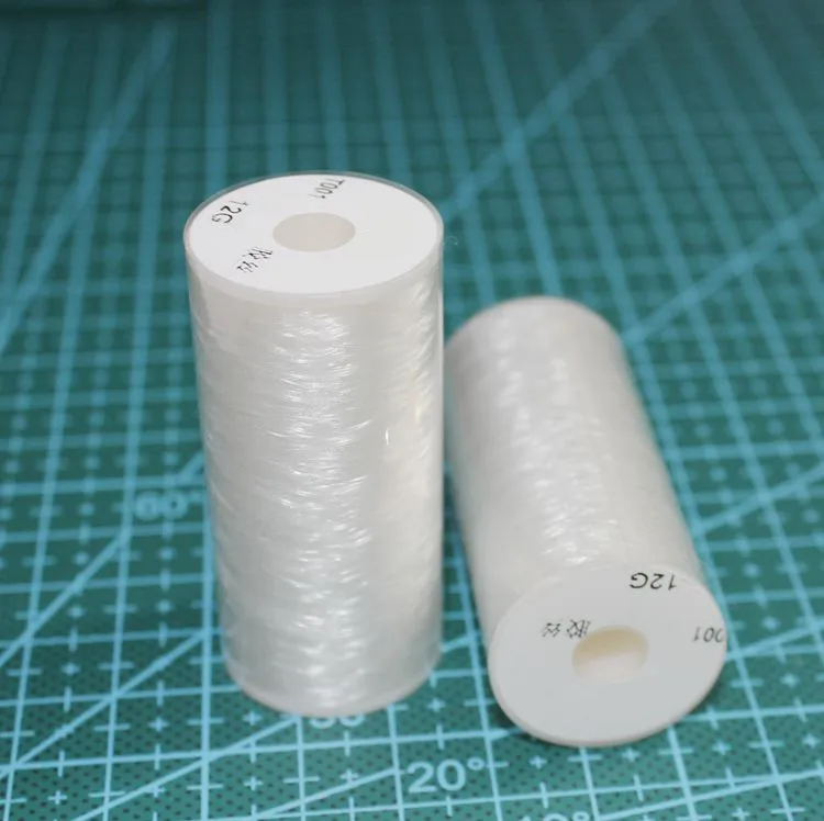 Высококачественная прозрачная нить 0,12 мм или 0,20 мм невидимая нить для вышивки блестками высокопрочная нейлоновая нить для шитья