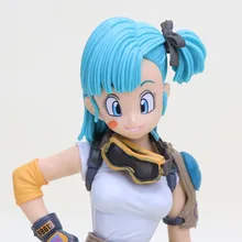 Dragonball bulma figura Dragon Ball Z скульптуры большой Bluma Супер saiyan gogeta broly vegeta ПВХ Фигурки Модель игрушки