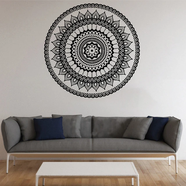 Best Quality Mandala Wall Stickers Indian Round Pattern Symbol Vinyl Decal Namaste Yoga Art Decor Home Office GYM Dorm Club Dining Room Mural Best Quality Mandala Wall Stickers Indian Round Pattern Symbol Vinyl Decal Namaste Yoga Art Decor Home Office GYM Dorm Club Dining Room Mural