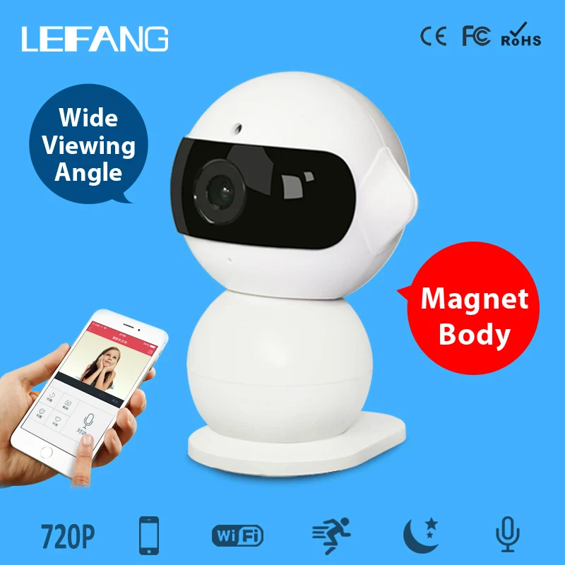 960P HD Wireless IP Camera P2P Night Vision Mini Robot WiFi Camera