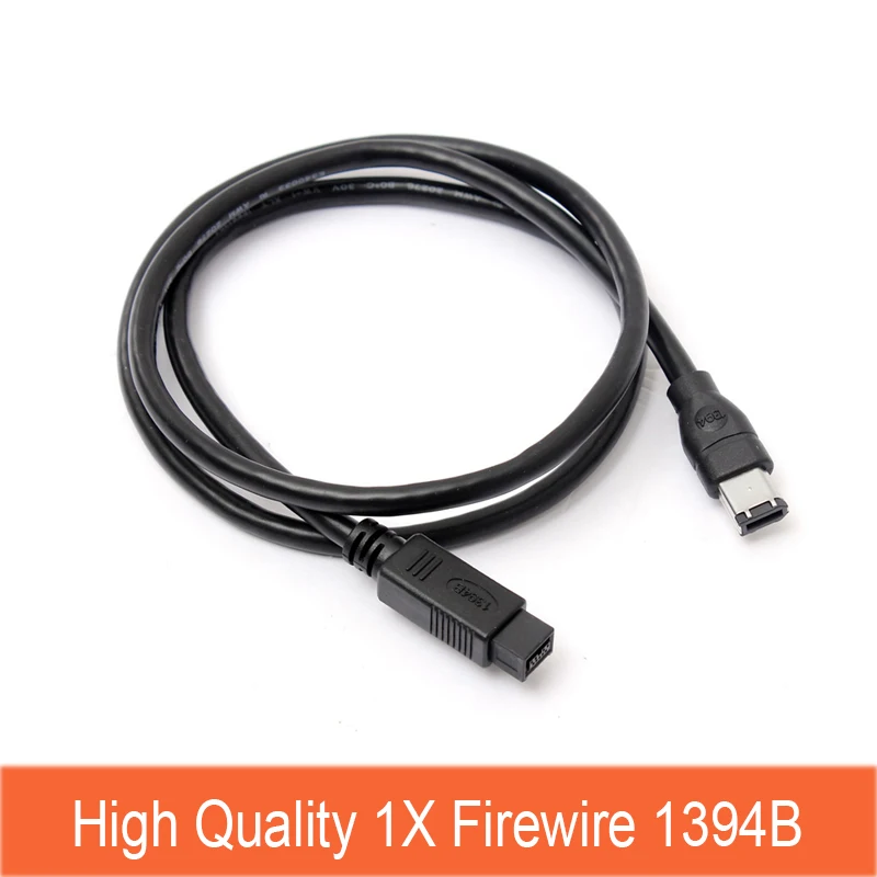 Высокое качество 1X Firewire 1394B от 400 до 800 адаптер 9 булавки до 6 булавки разъем привести кабель 1,5 м Новый