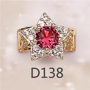 5 шт./лот, изогнутое дно, 3D сплав, циркон, для украшения ногтей, роскошный кристалл, серия, аксессуары для ногтей, маникюрные подвески, принадлежности для ногтей - Цвет: D138