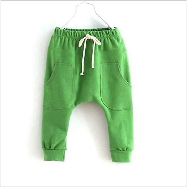 Calf Length Boys Haren Pants Kids Sport Pant Children Clothes Terry ...