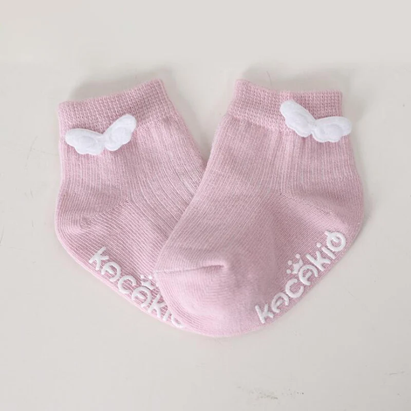Хлопковые носки для малышей носки для маленького мальчика/девочки с резиновой подошвой хлопковые детские носки нескользящие Sokken Meia Infantil