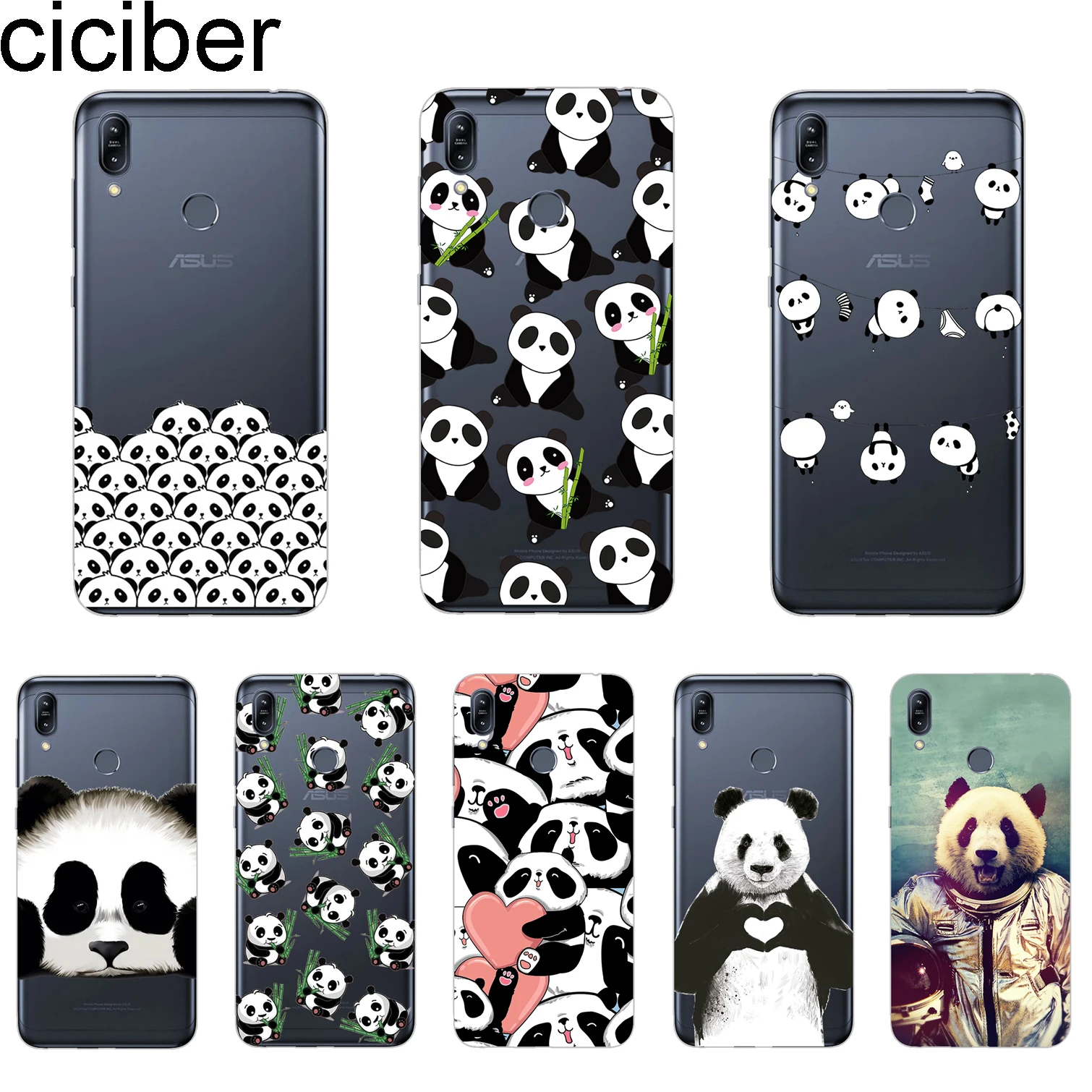 

ciciber Cover For ASUS Zenfone Max Pro M1 ZB601KL ZB602KL For ZenFone Max Pro M2 ZB631KL ZB633KL Phone Cases Soft TPU Pandas