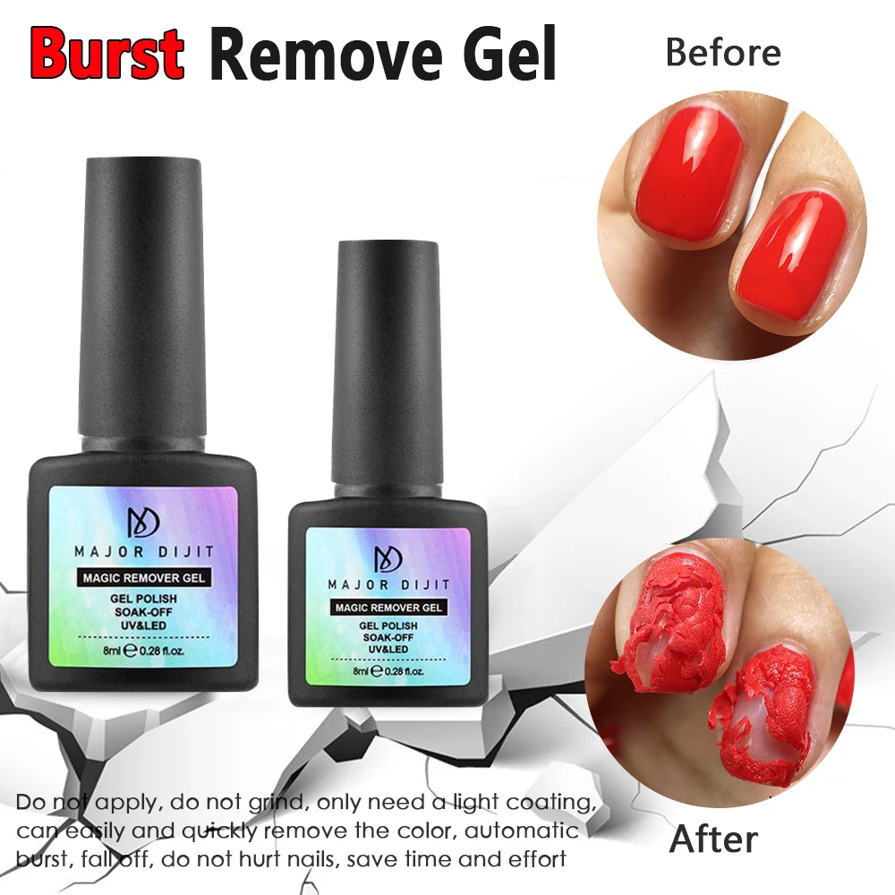 

New Magic Burst Gel Nail Polish Burst Remover Cleaner Nail UV Gel Degreaser Remove Sticky Layer Manicure Tools 8/15ml TSLM1