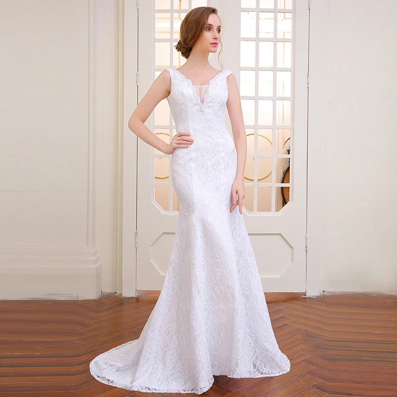 Очень красивое свадебное платье русалки с открытой спиной vestidos de noiva robe de mariage, бальные платья