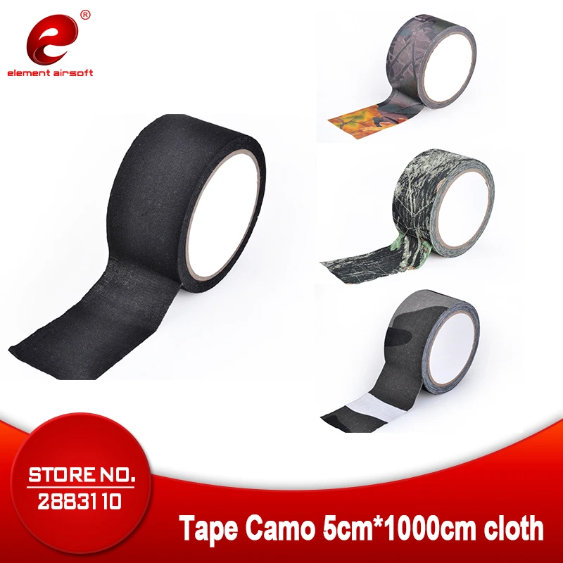 

5CM X 10M Woodland Camo Rifle Gun Hunting Camouflage Stealth Tape Outdoor Military Airsoft Paintball Accessory EX389