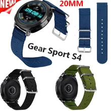 Новейшая модель; COMLYO 20 мм ремешок для спортивных часов для samsung Шестерни спортивные S4 ремешок нейлон сменный Браслет, ремешок для наручных часов Sumsung Шестерни спортивные часы