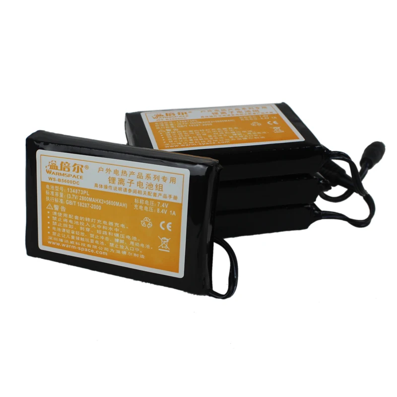 7 4 V 5600mah аккумуляторная батарея для перчаток с подогревом мужчин и женщин USB
